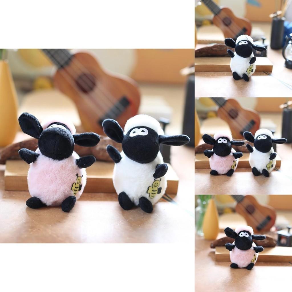Adorable Plush Sheep Keychain Soft And Fluffy Bag Charm Cute Toy Doll