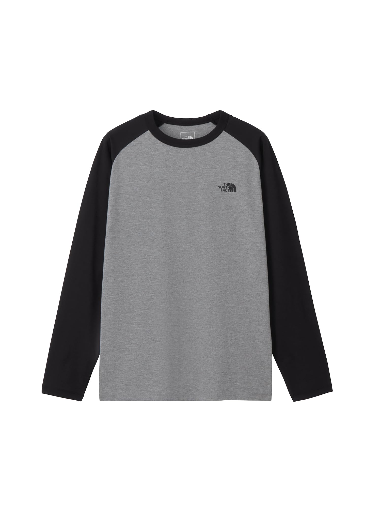

The North Face ES Baseball Mix Size Long Sleeve Cut and Sewn Tee Tee, Gray/Black, XL,