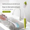 Long Handle Pot Brush Hard Bristle Sink Brush New Crevice Brush  Kitchen Tool