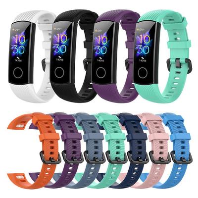 Sport-Ersatzarmband für Honor Band 5 4 Silikon-Uhrenarmband Armband