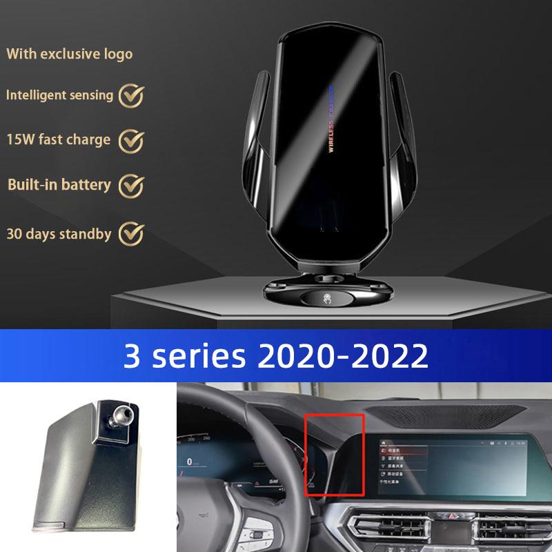 Car Mobile Phone Holder For BMW 1 2 3 5 7 Series X1 X2 X3 X4 X5 X6 X7 5GT 3GT I3 I4 MINI Wireless Charger Fast Charging Bracket