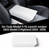 Durable Non-Slip Dustproof for Tesla Model Y Juniper Launch 2025-2026 Model 3 Highland 2024 TPE Armrest Cover Accessories