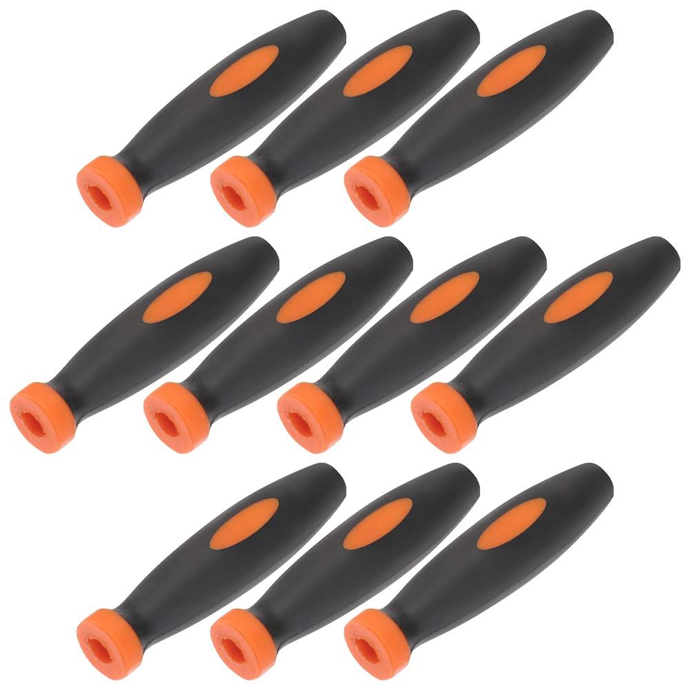 

10 Pcs Rubber Files Handles Files Supplies 2Inch 4mm Hole Diameter Rubber File Handle Quickly Installed Handle