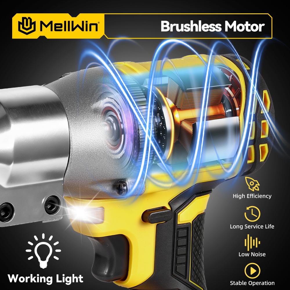 MELLWIN 1800W Brushless Electric Scissors Cordless Electric Iron Sheet Shears Home Multi Shears Tools For Makita 18V Battery Pin