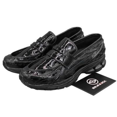 Mocassin 1906L Noir Croco U1906LCR Unisexe