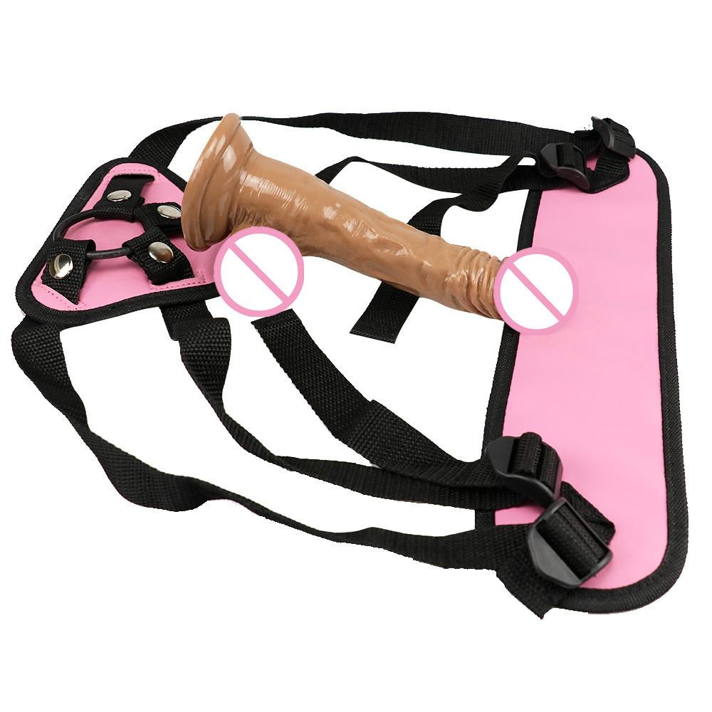 Female Pull-up Pants Fake Penis Sexual Products Female Manual Dildo Masturbator