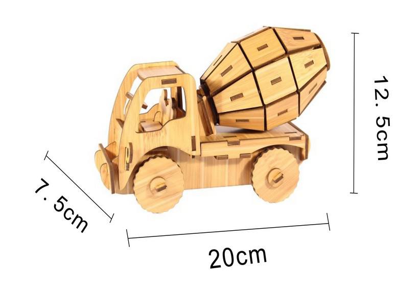 3D Wooden DIY House Model Puzzle