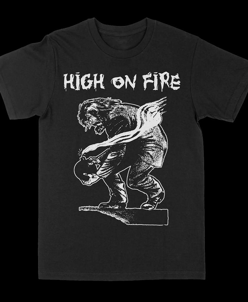 High on Fire band artwork zwart T-shirt Unisex tee Alle maten S-5XL 2F20