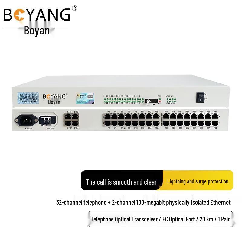 Boyang 32-Channel Telephone Optical Transceiver