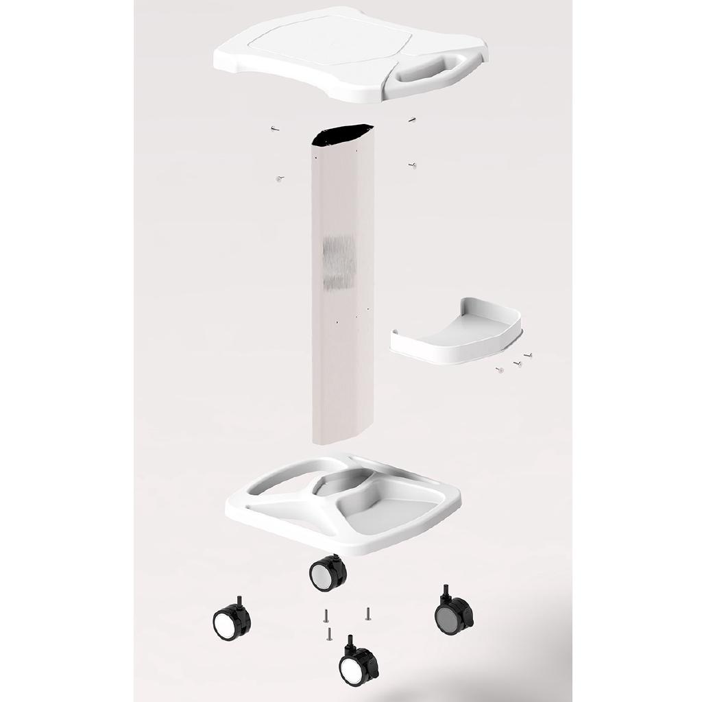 Trolley Stand Cart Slim Rolling Beauty Equipment Storage Rack With Wheels Kitchen Storage Decorative Wall Shelf Holder For Salon