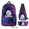 Kochrucksack Dreiteiliges Set, Outdoor-Reise-Computertasche Polyester Wasserdichter Rucksack