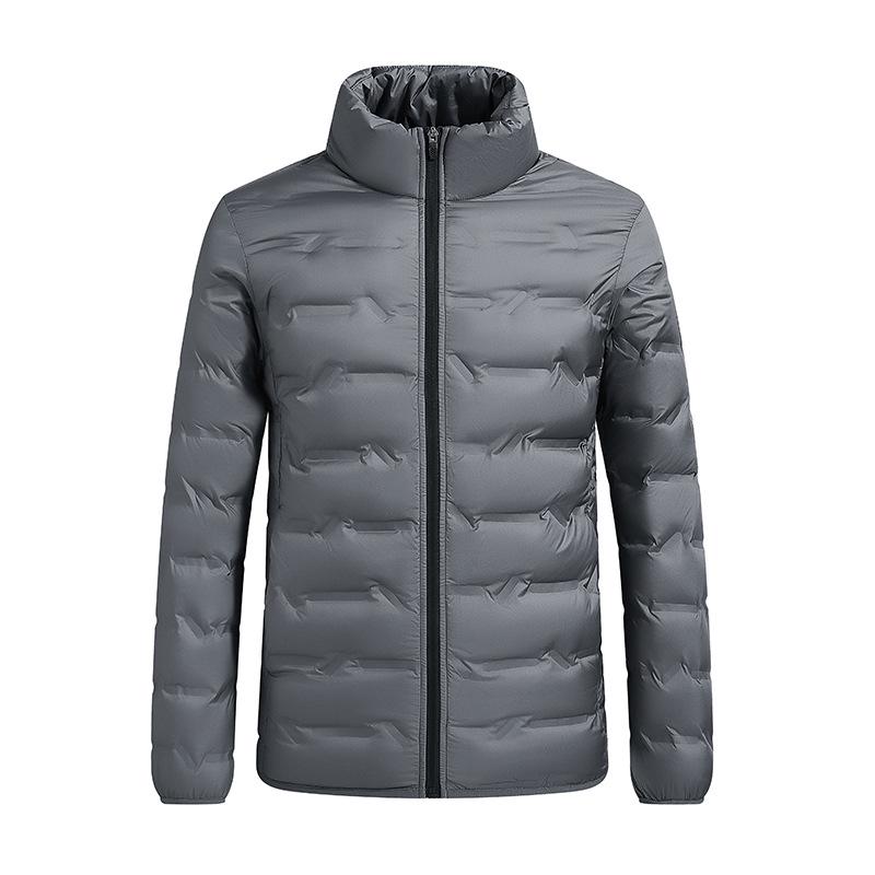 Lightweight Graphene Down Jacket for Men and Women - 80% Duck Down, Stand Collar, Autumn/Winter.