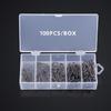 Multipurpose Fishing Connectors Swivels Compacts Stainless Steel Construction for Efficient Baits Changing