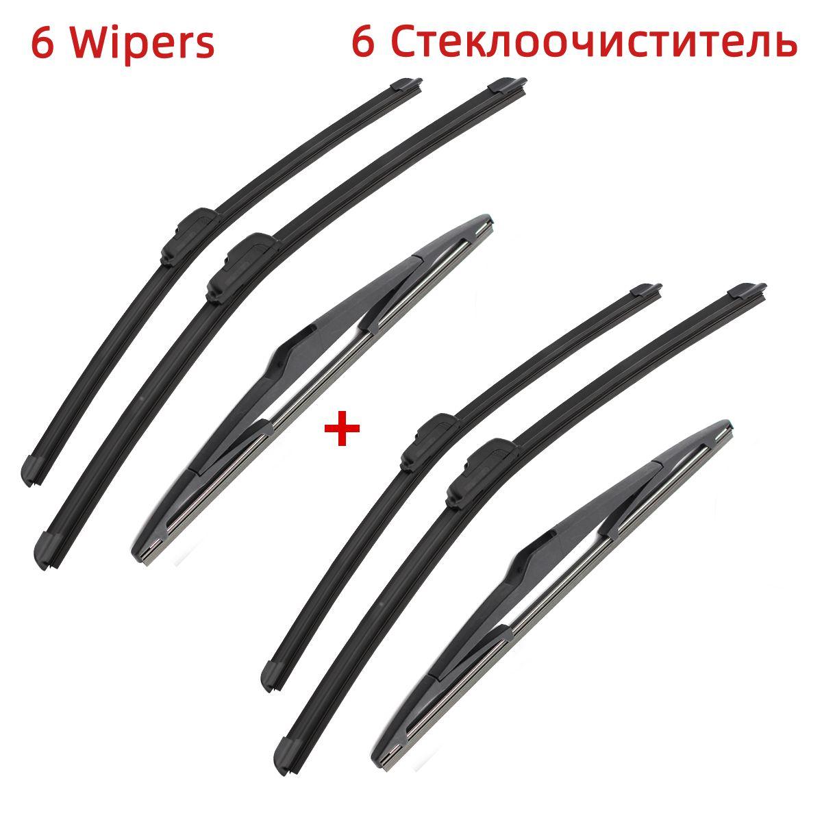 

3 шт. щетки стеклоочистителя для KIA Sportage SL 2010-2015 24 18 12 подходят для переднего лобового стекла, щетки для окон, резак, аксессуары 2011 2012 2013 2014 2015