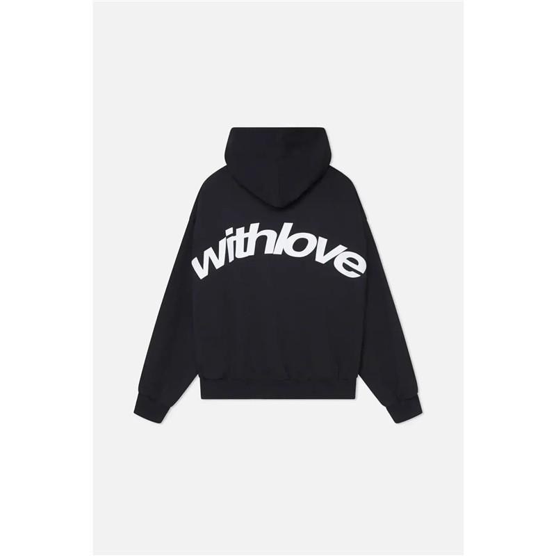 High Street Gothic Hoodie Set Letter Print Loose Fit Sweatshirt Women