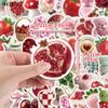 10 30 50Pcs Cute Ins Strawberry Sweet Dessert Stickers Aesthetic Decal For Skateboard Suitcase Craft Supplies Graffiti Sticker