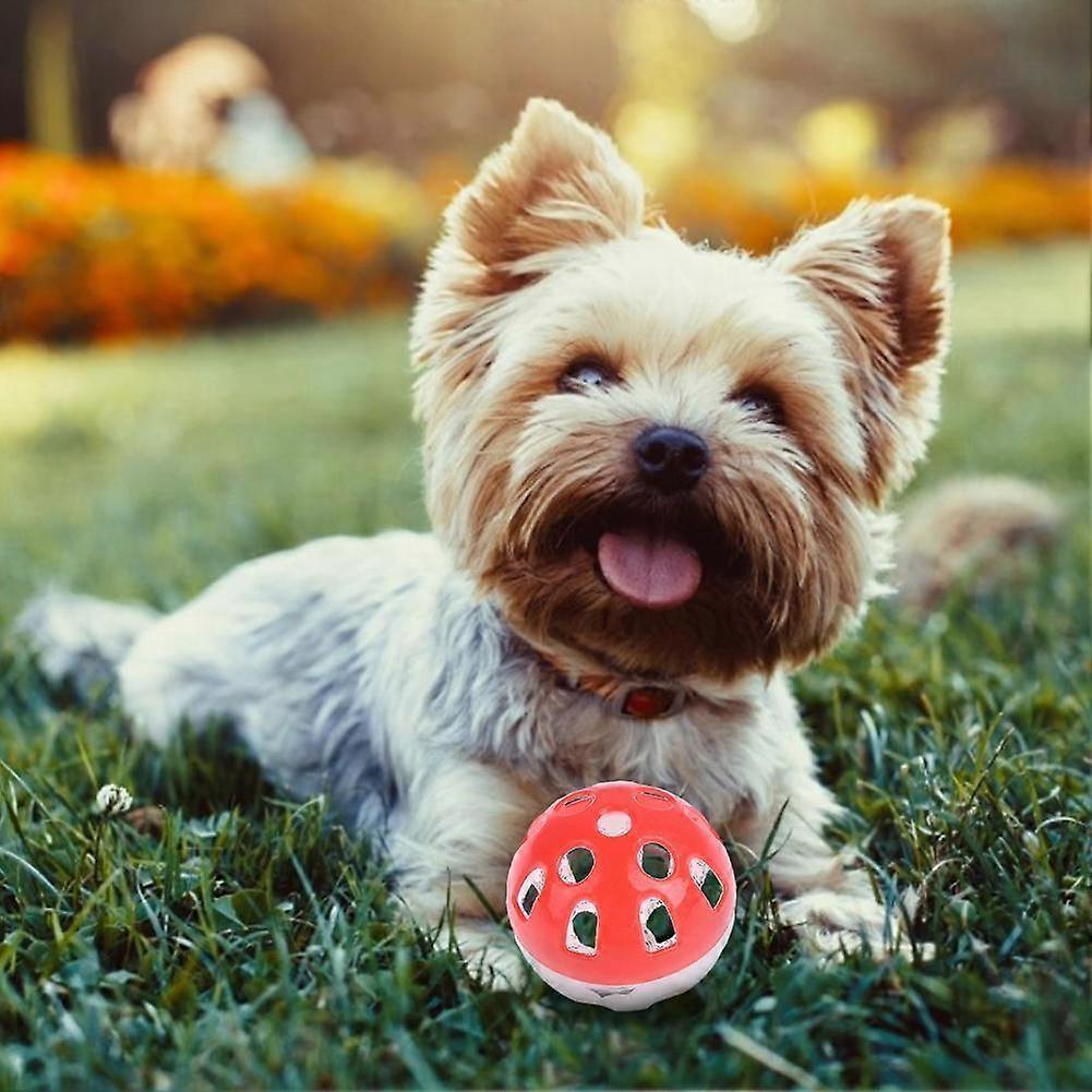 Multicolor Hollow Bell Ball Plastic Ball Cat Dog Toy D4E2 Sound Bell Toy