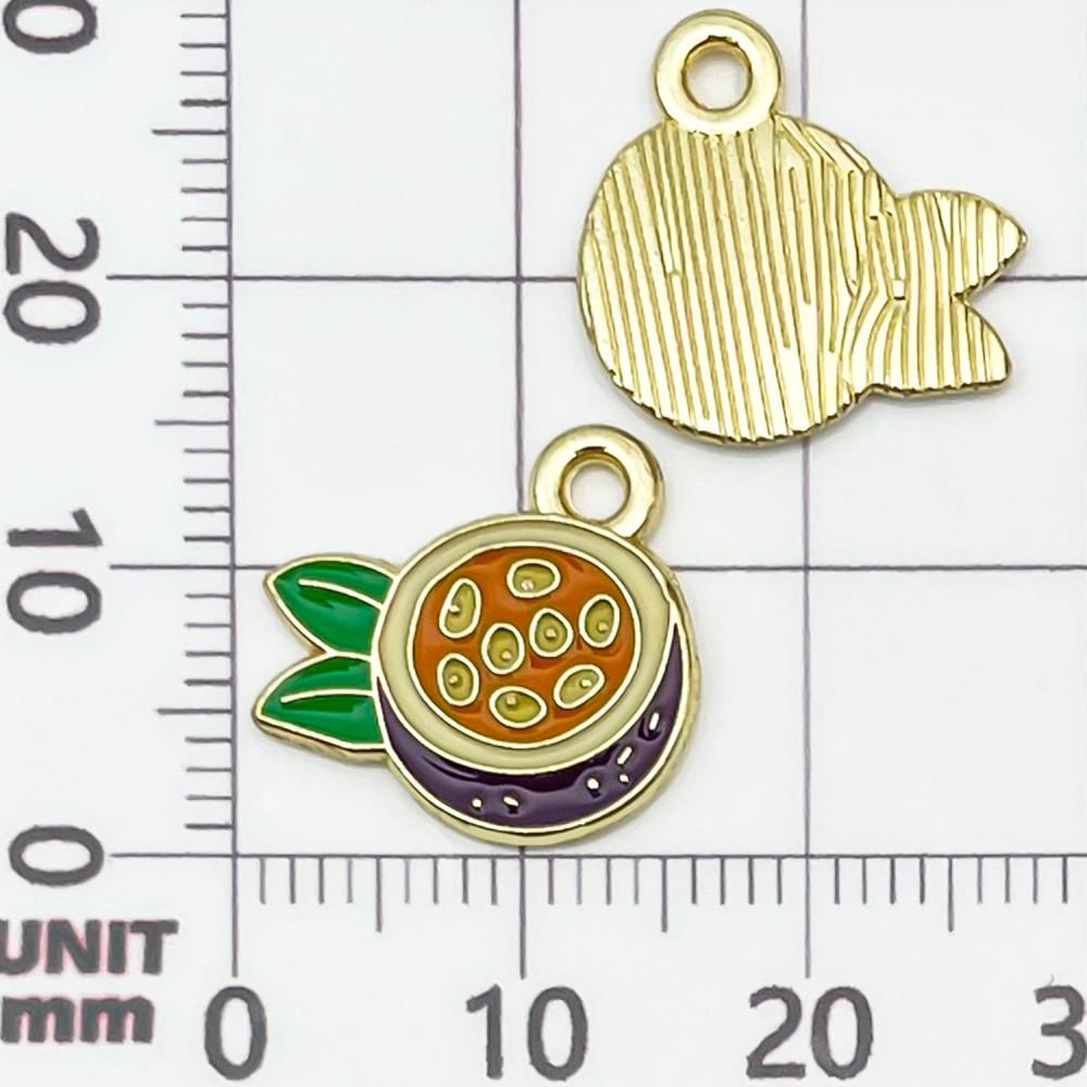 30 Colorful Fruit Enamel Pendants for DIY Jewelry - Apples, Watermelons, Cherries