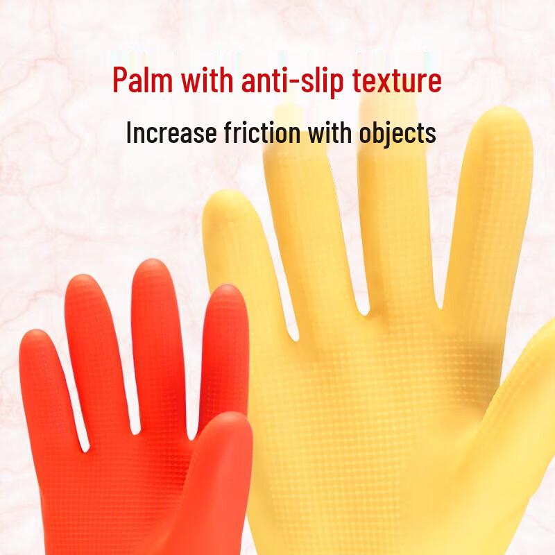 Dongfanghong Extra Long Rubber Dishwashing Gloves