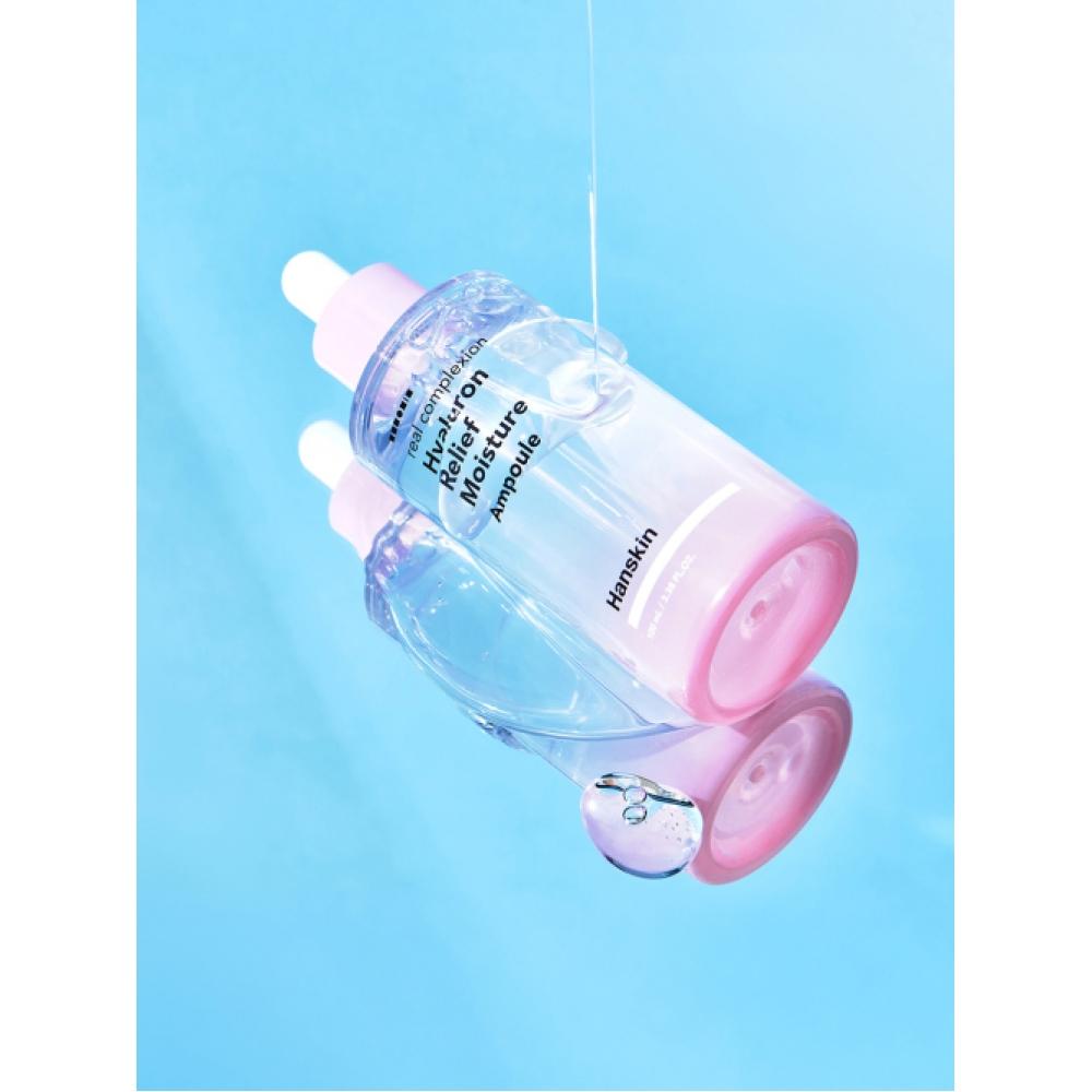 Hanskin Real Complexion Hyaluron Relief Moisture Ampoule 100ml 1 GH990965