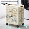 Laundry Hamper for Bathroom Collapsible Hamper, Space Saving with Comfortable Handles Design, Bag Large Capacity Dirty Clothes Basket, Bedroom