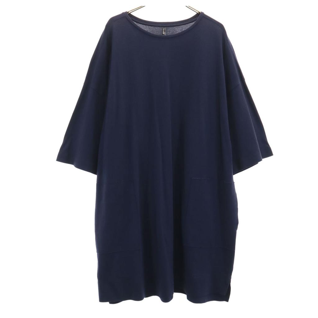 LIVIANA CONTI Short Sleeve One Piece S Navy Women Used