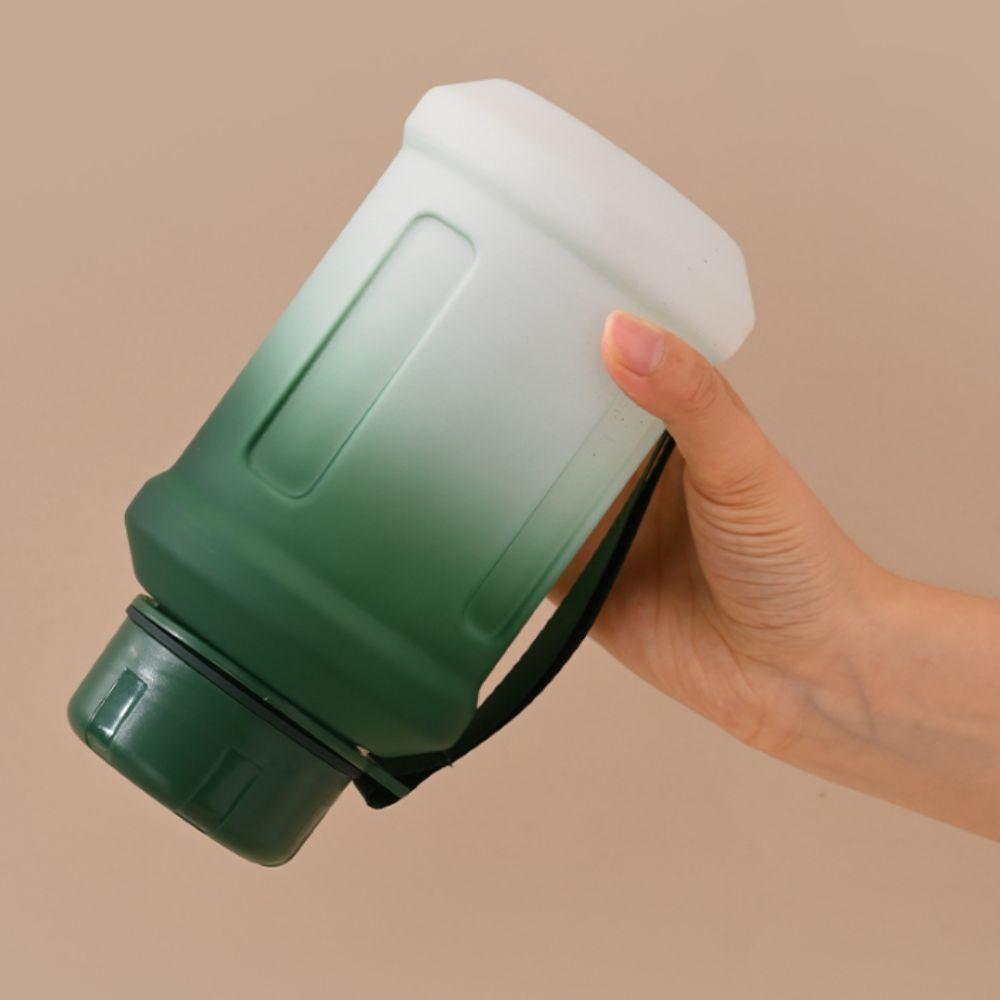 Graduated Fitness Water Bottle Gradient Fitness Drinking Bottle Sports Water Cup Hiking