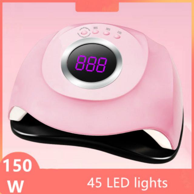 

150 Вт УФ-лампа для сушки ногтей, профессиональная УФ-светодиодная гель-лампа для отверждения гель-лака, ледяная лампа, маникюрный аппарат для ногтей