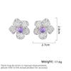 SUYU Women's Light Luxury Design Elegant Three-Dimensional Camellia Earrings Fashionable And Versatile Niche Design Earrings