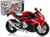 Motocykl Model Bmw S1000Rr Czerwony Dźwięk Światła
