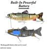 Bionic Fish Electric Lure Wobblers Swimbait Hard Fishing Lure  Freshwater Saltwater