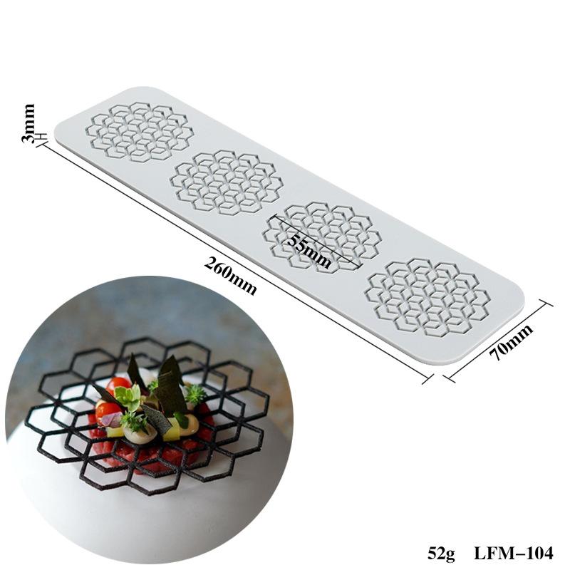 Decorative Lace Mat Sugar Craft Fondant Cake Molds Flower Leaf Shape Silicone Fondant Molds Chocolate Mold For Sugar Craft /Gum+