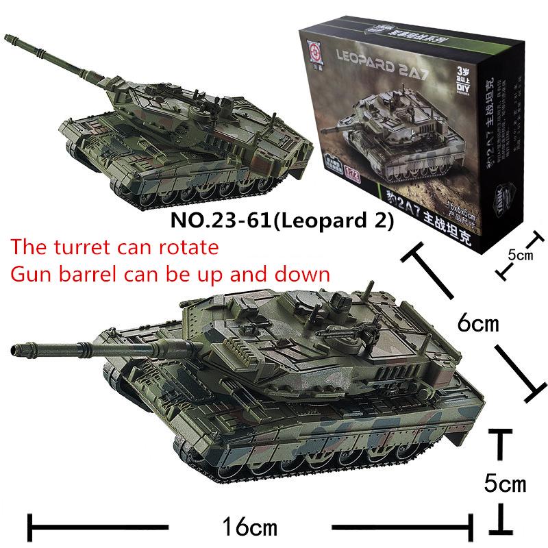 Creative Military Series Multi-Purpose Main Battle Tank Building Blocks M1A2 The Tiger Hell Buggy Model Toys For Boys Xmas Gifts