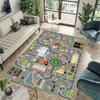 Kid's Play Mat City Traffic Road Map Mat Carpet City Car Parking Lot Roadmap Traffic Signs Baby Climbing Playing Mat Game