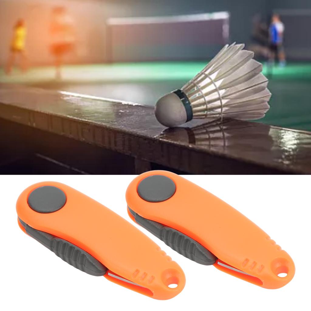 2 PCS Badminton Line Scissors Fast Shrimp Shaped Scissors Outdoor Portable Folding Fishing Line Clipper