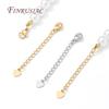 18K Gold Plated Extension Chain with Clasp For Jewelry,Brass Extension Tail Chain,DIY Bracelets/Necklace Making Accessories