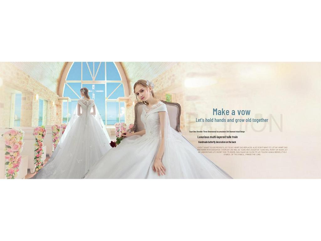 2025 European and American Wedding Evening Dress - New Collection for Women