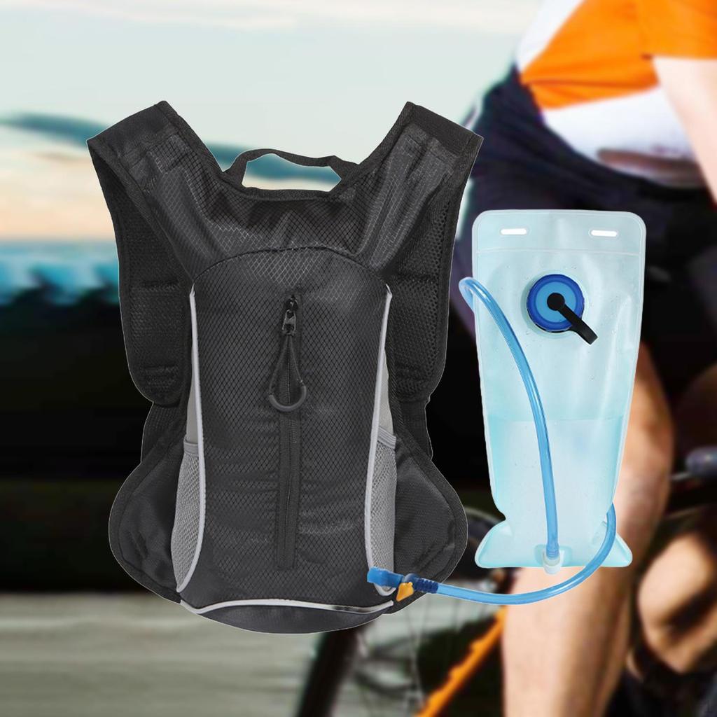 Hiking Hydration Backpack Daypack Pack for Cycling Climbing Biking Black
