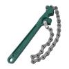 9-inch Chain Type Auto Oil Filter Wrench Repair Tool,   Sturdy Carbon Steel Chain, Comfortable Grip, for Vehicle Maintenance