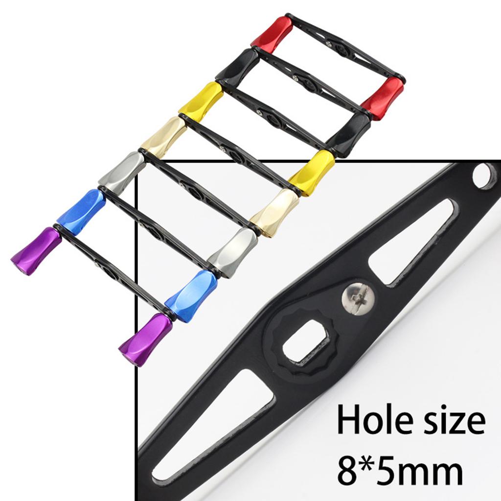 Fiskespöhandtag i aluminiumlegering Baitcasting Trollingrullar Vaggarm Lättvikts Fiskespö Rullar Reservdel
