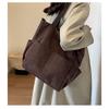 Corduroy Bag Women With Large Capacity 2026 New All-matching Single-shoulder Diagonal High-end Commuting Tote