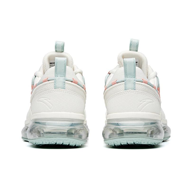 Anta Shock Absorbing Non-Slip Durable Low-Top Running Shoes Women Sneakers White Green 922035505-1