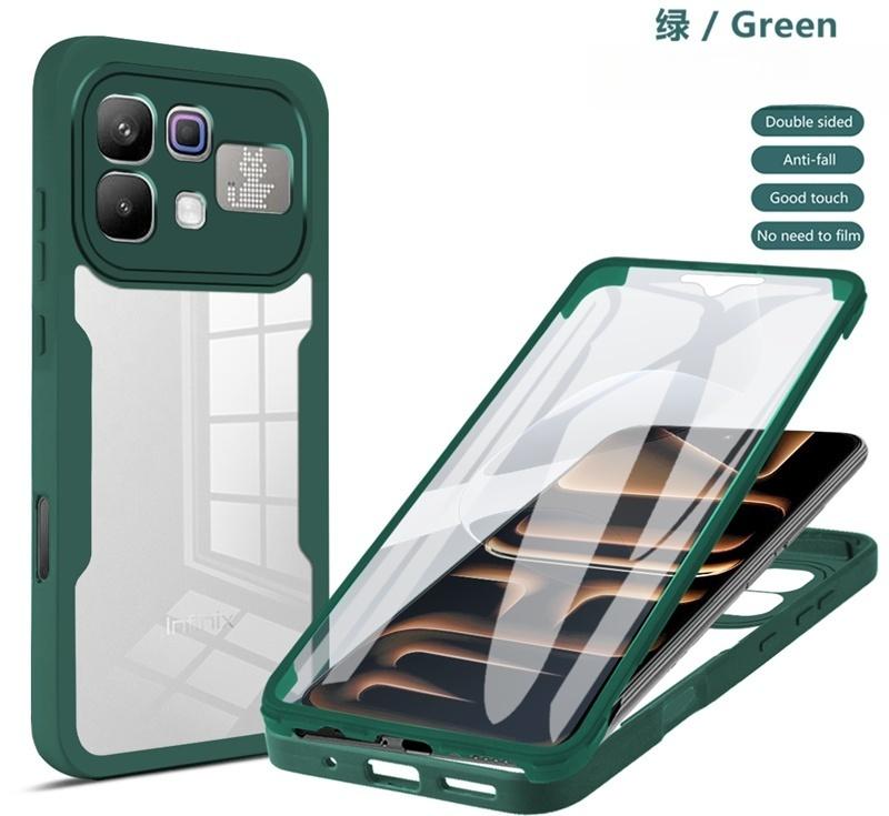 Fundas For Infinix Note 60 Pro Note Edge 5G INFINIX Smart 20 4G Hot 60 Pro + 60i 360 Full Body Screen Protector Transparent Case