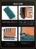 Fabrizio and Long Gusseted Coin Large 21 Card Easy to Made with Genuine Italian Leather by Top Leather YKK Zipper Men's Women's Wallet, Bifold, Purse,