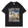 Camiseta Engraçada P Diddy Mount Touchmore Hip Hop Roupas Vintage Manga Curta Camiseta Masculina Moda Streetwear Oversized Camisetas