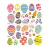 Easter colored window stickers Easter egg glass windows smooth wall stickers cartoon cute decorations children's party gifts