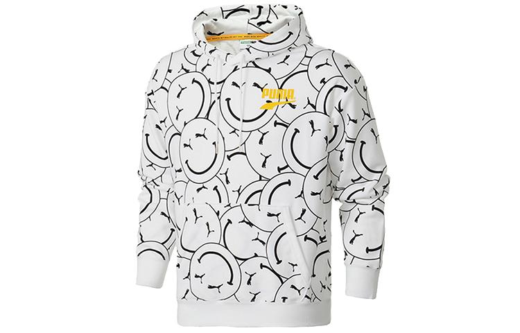 PUMA Sweatshirts Men s White Hooded Moderate Regular 530367-02 S