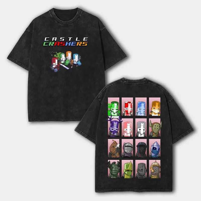 Castle Crashers knights Tee Unisex Oversized game anime manga