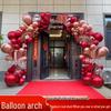 Festive Wedding Arch Balloon Decoration for Outdoor Aisle and Doorway