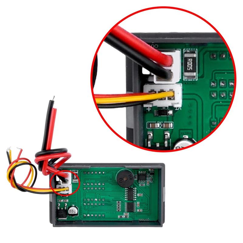 A84E-Digital Ammeter Voltage And Current Meter 100V 10A 1000W Voltage And Current Display Trimmer